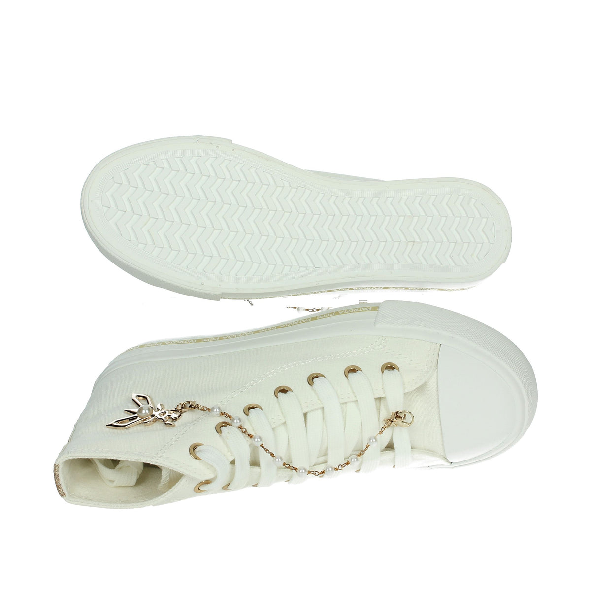 PATRIZIA PEPE Bambine e ragazze Sneakers alta PJ258.27 Bianco