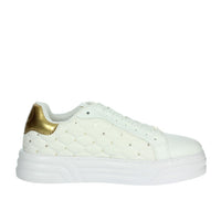 LIU-JO Donna Sneakers bassa CLEO 12 Bianco