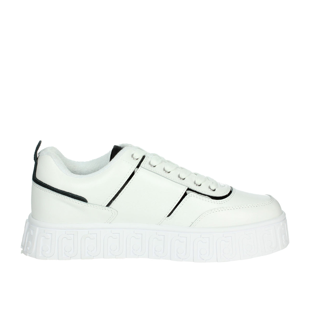 LIU-JO Donna Sneakers bassa LOVELY 09 Bianco/Nero