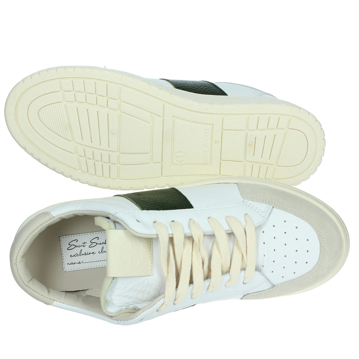 SAINT SNEAKERS Uomo Sneakers bassa SAIL Bianco/Verdone