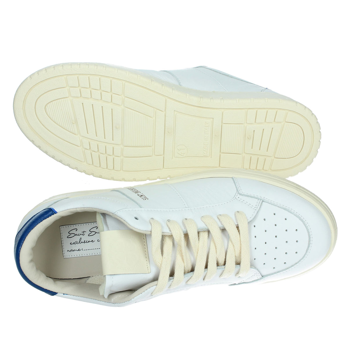 SAINT SNEAKERS Uomo Sneakers bassa GOLF Bianco/Blu