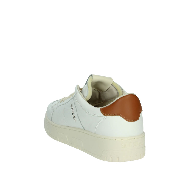 SAINT SNEAKERS Uomo Sneakers bassa GOLF Bianco/Cuoio