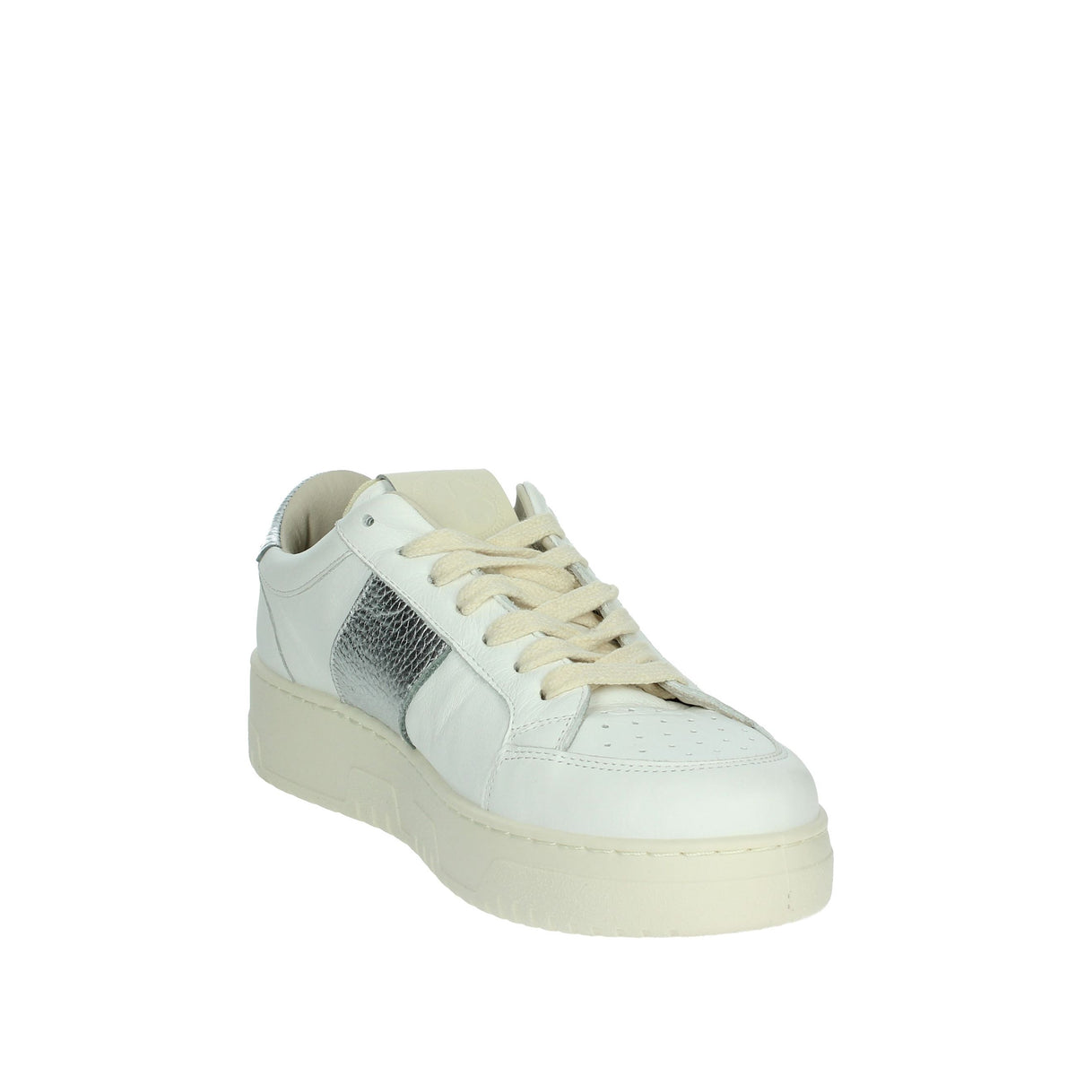 SAINT SNEAKERS Donna Sneakers bassa TENNIS Bianco/Argento