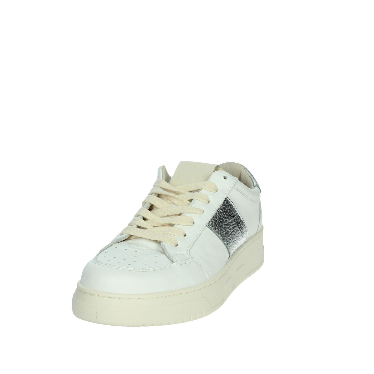 SAINT SNEAKERS Donna Sneakers bassa TENNIS Bianco/Argento