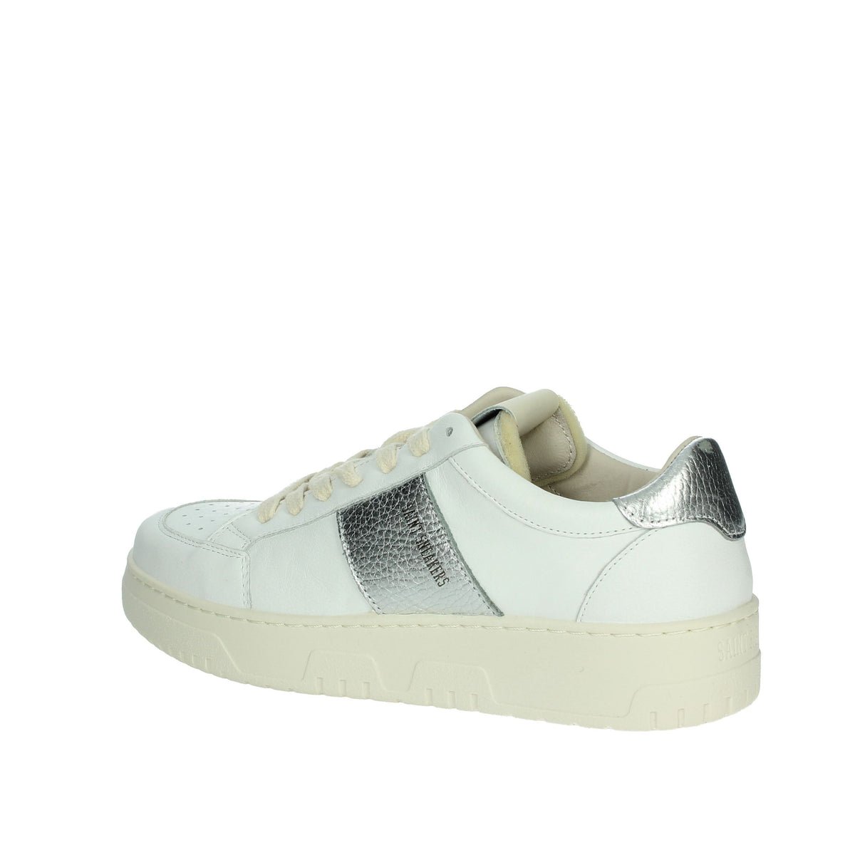 SAINT SNEAKERS Donna Sneakers bassa TENNIS Bianco/Argento