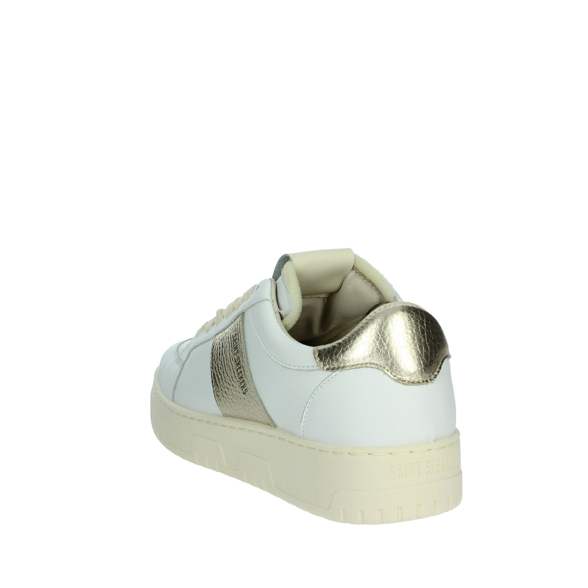 SAINT SNEAKERS Donna Sneakers bassa TENNIS Bianco/Oro
