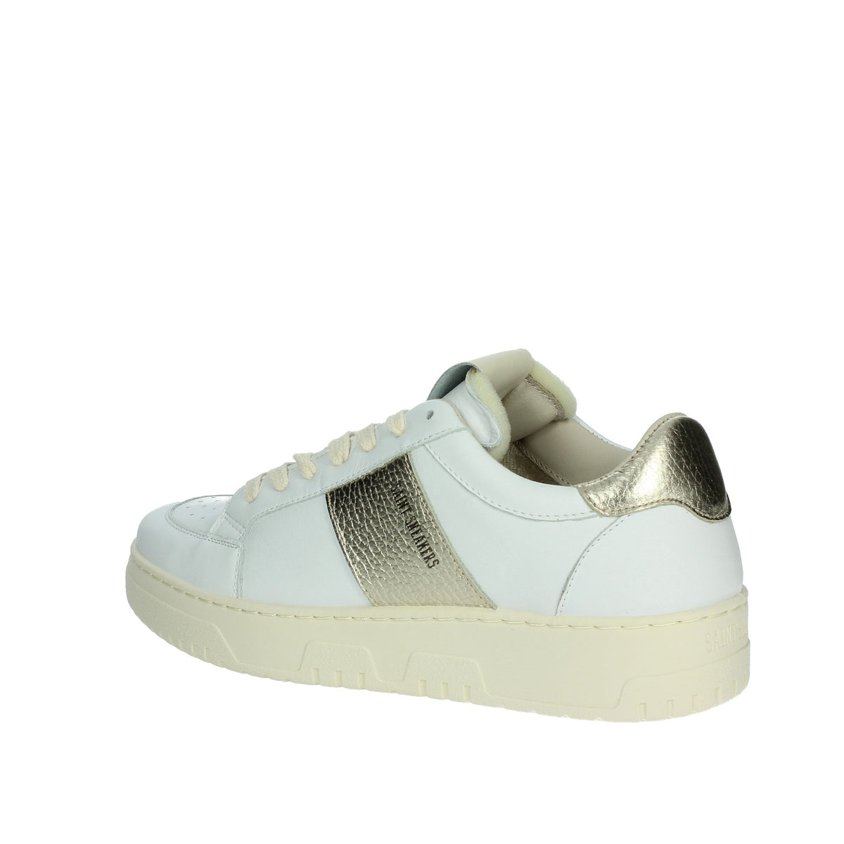 SAINT SNEAKERS Donna Sneakers bassa TENNIS Bianco/Oro