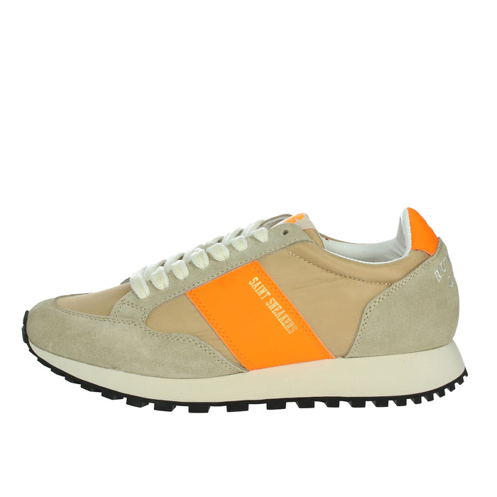 SAINT SNEAKERS Uomo Sneakers bassa RUNNER CLUB Beige/Arancione