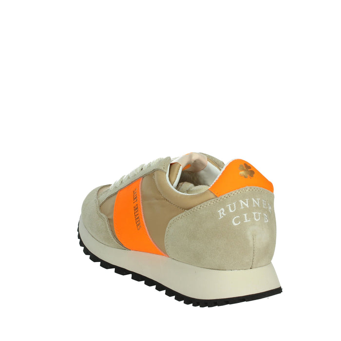 SAINT SNEAKERS Uomo Sneakers bassa RUNNER CLUB Beige/Arancione