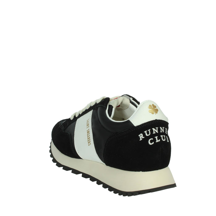 SAINT SNEAKERS Uomo Sneakers bassa RUNNER CLUB Nero/Bianco