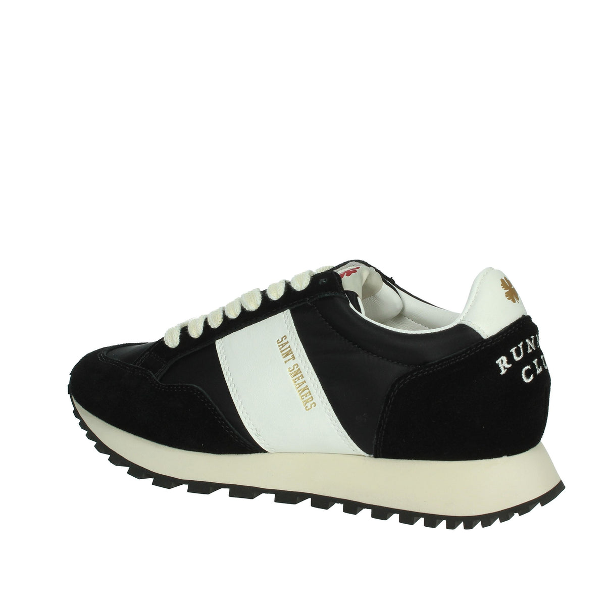 SAINT SNEAKERS Uomo Sneakers bassa RUNNER CLUB Nero/Bianco