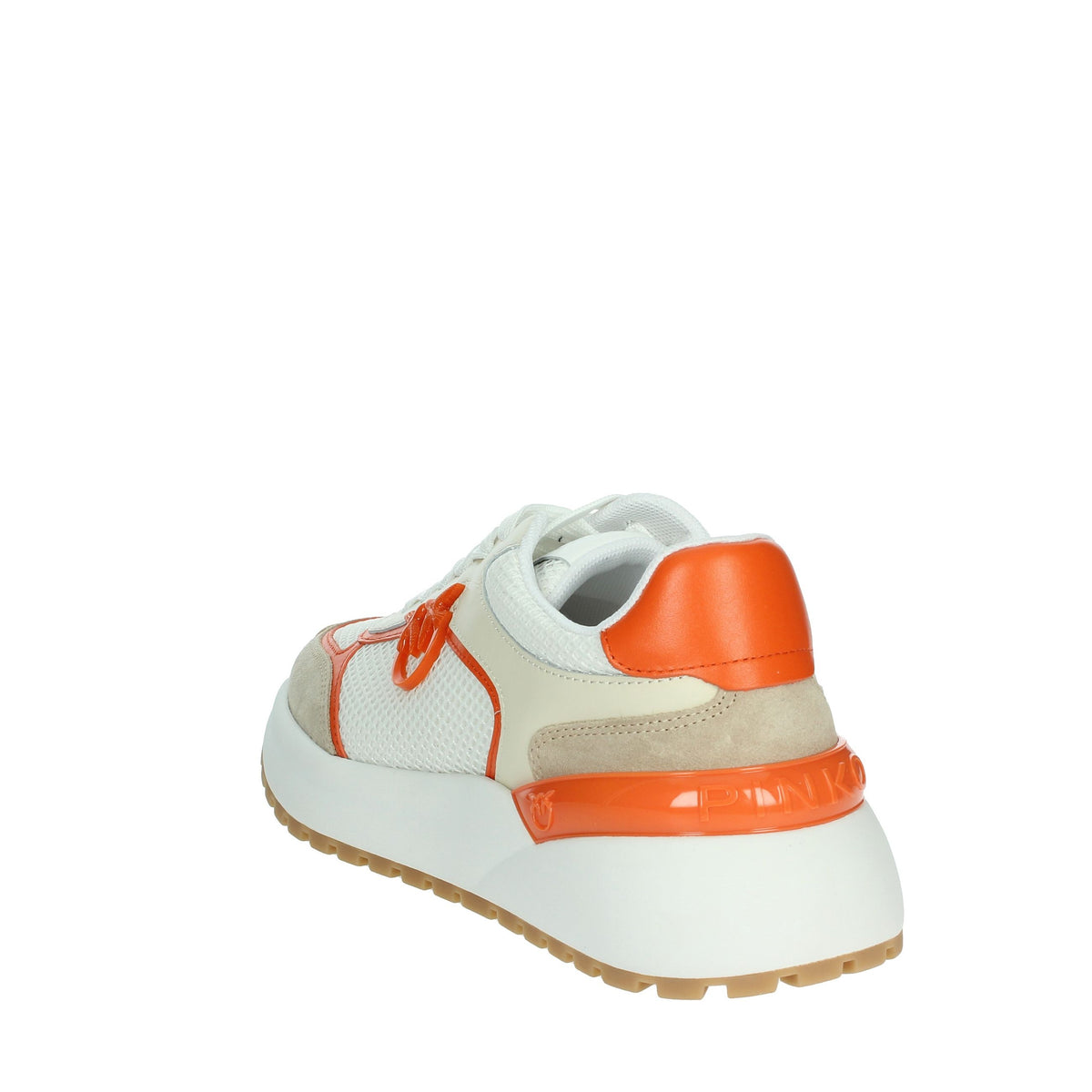 PINKO Donna Sneakers bassa SS0019 P020 Bianco/Arancione