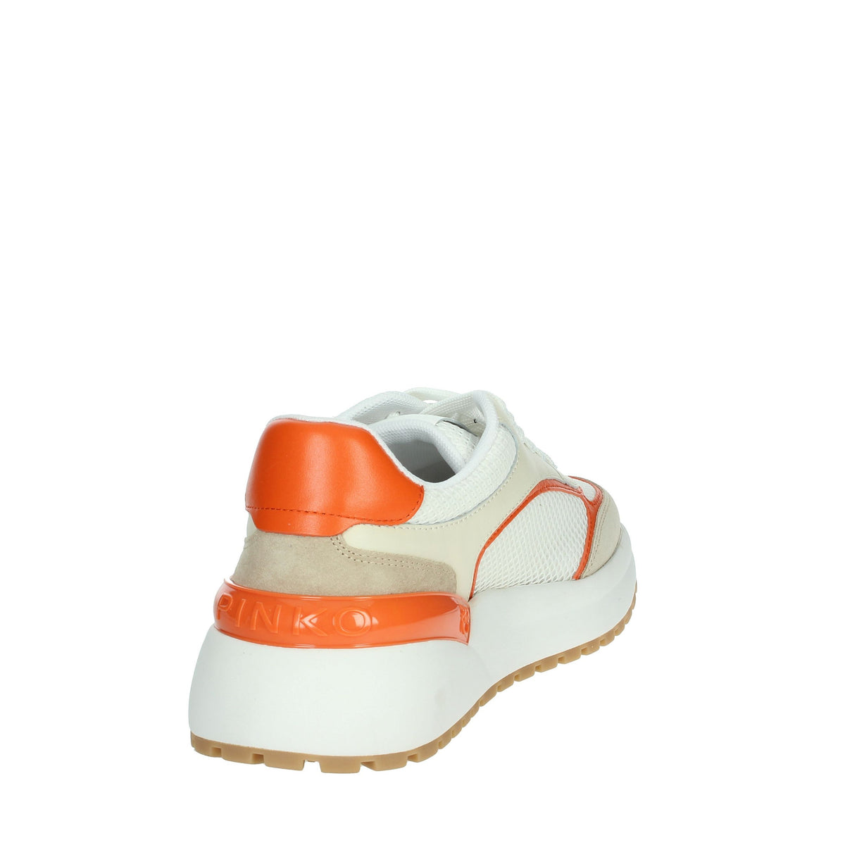 PINKO Donna Sneakers bassa SS0019 P020 Bianco/Arancione
