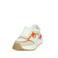 PINKO Donna Sneakers bassa SS0019 P020 Bianco/Arancione
