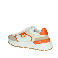 PINKO Donna Sneakers bassa SS0019 P020 Bianco/Arancione