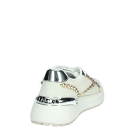 PINKO Donna Sneakers bassa SS0021 E008 Bianco/Argento