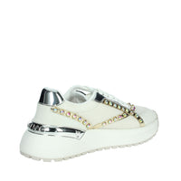 PINKO Donna Sneakers bassa SS0021 E008 Bianco/Argento