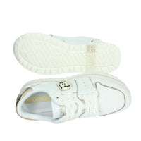 LIU-JO Donna Sneakers bassa MAXI WONDER 85 Bianco/Oro