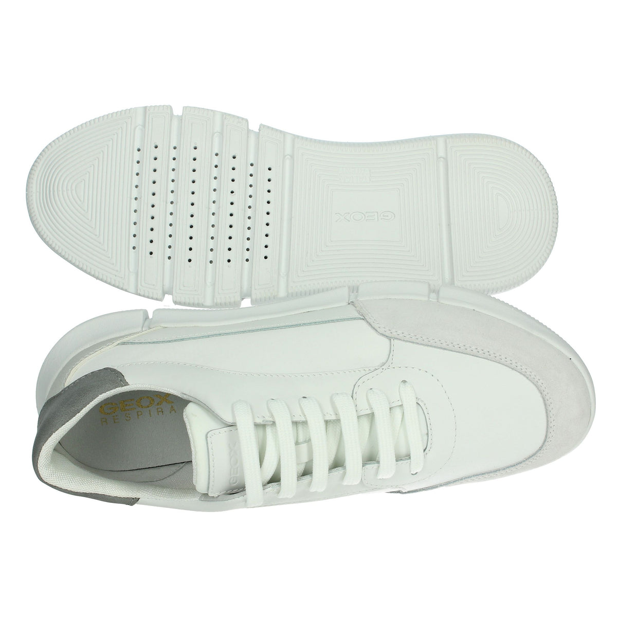 GEOX Uomo Sneakers bassa U45FF 04311 Bianco