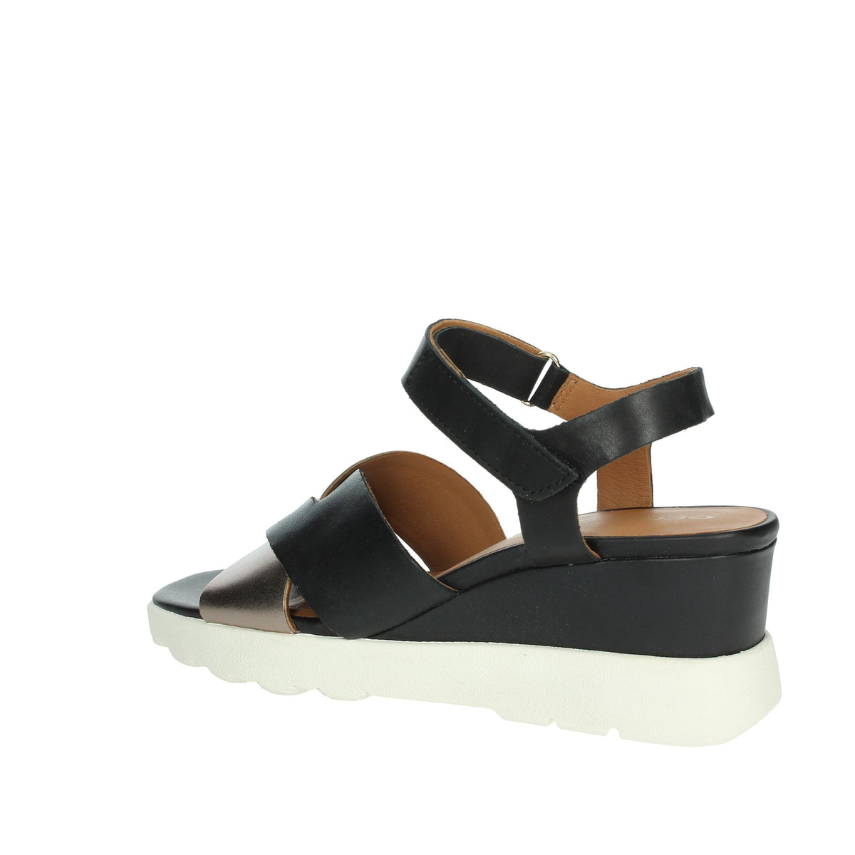 GEOX Donna Sandali con zeppa D45G0C 043CF Nero/Oro