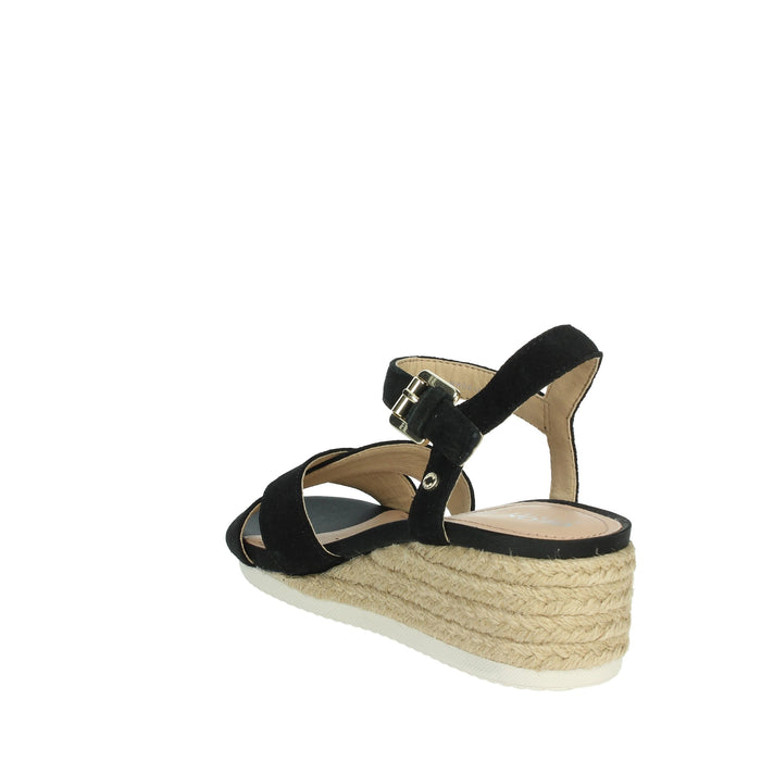 GEOX Donna Sandali con zeppa D02HHC 00022 Nero