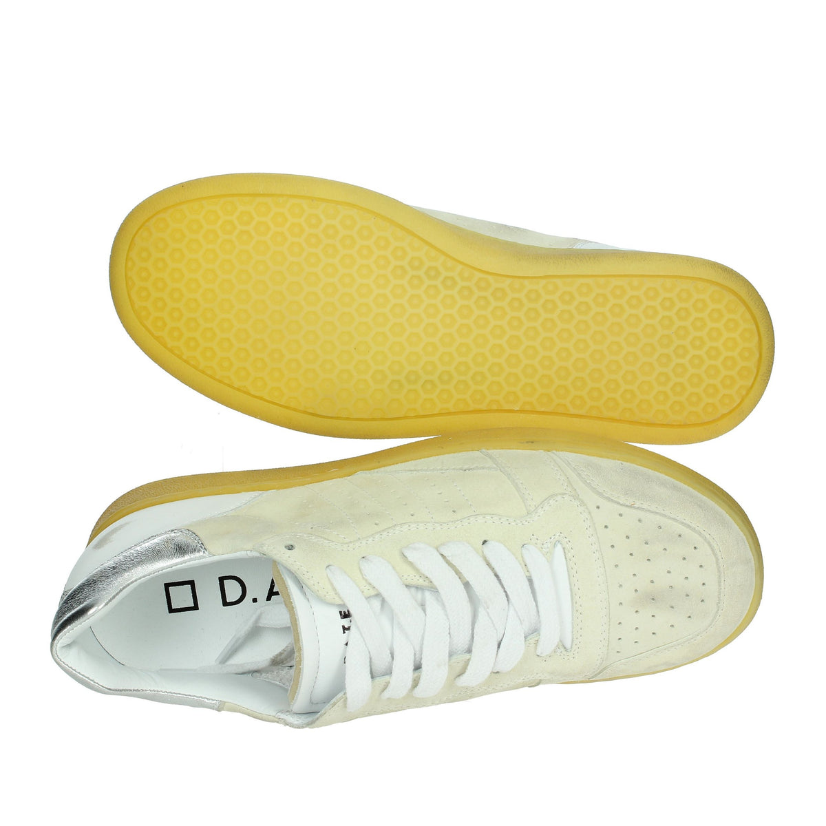 D.A.T.E. Donna Sneakers bassa W401-SL-ST-CR Beige