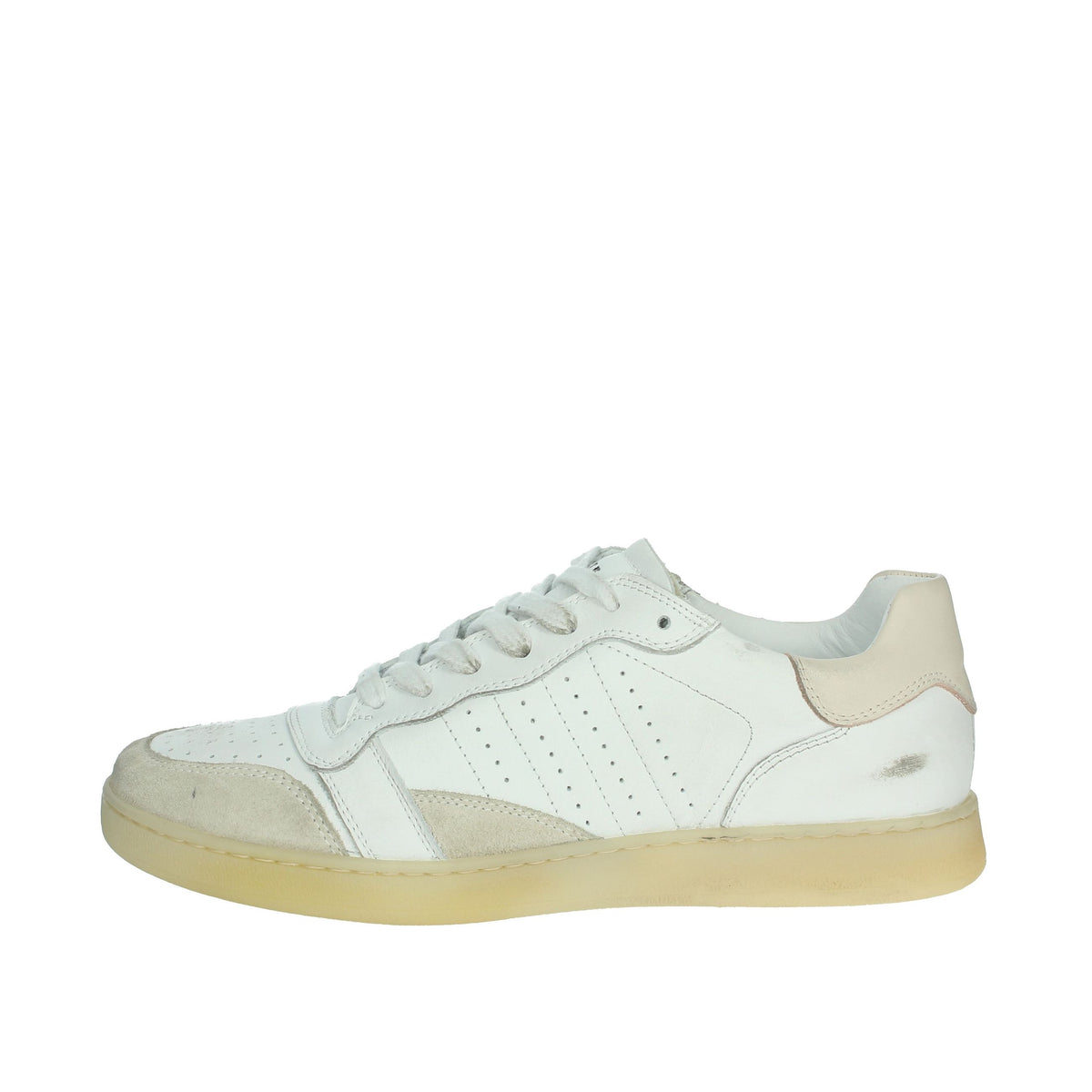 D.A.T.E. Donna Sneakers bassa W401-SL-SF-WP Bianco/Rosa