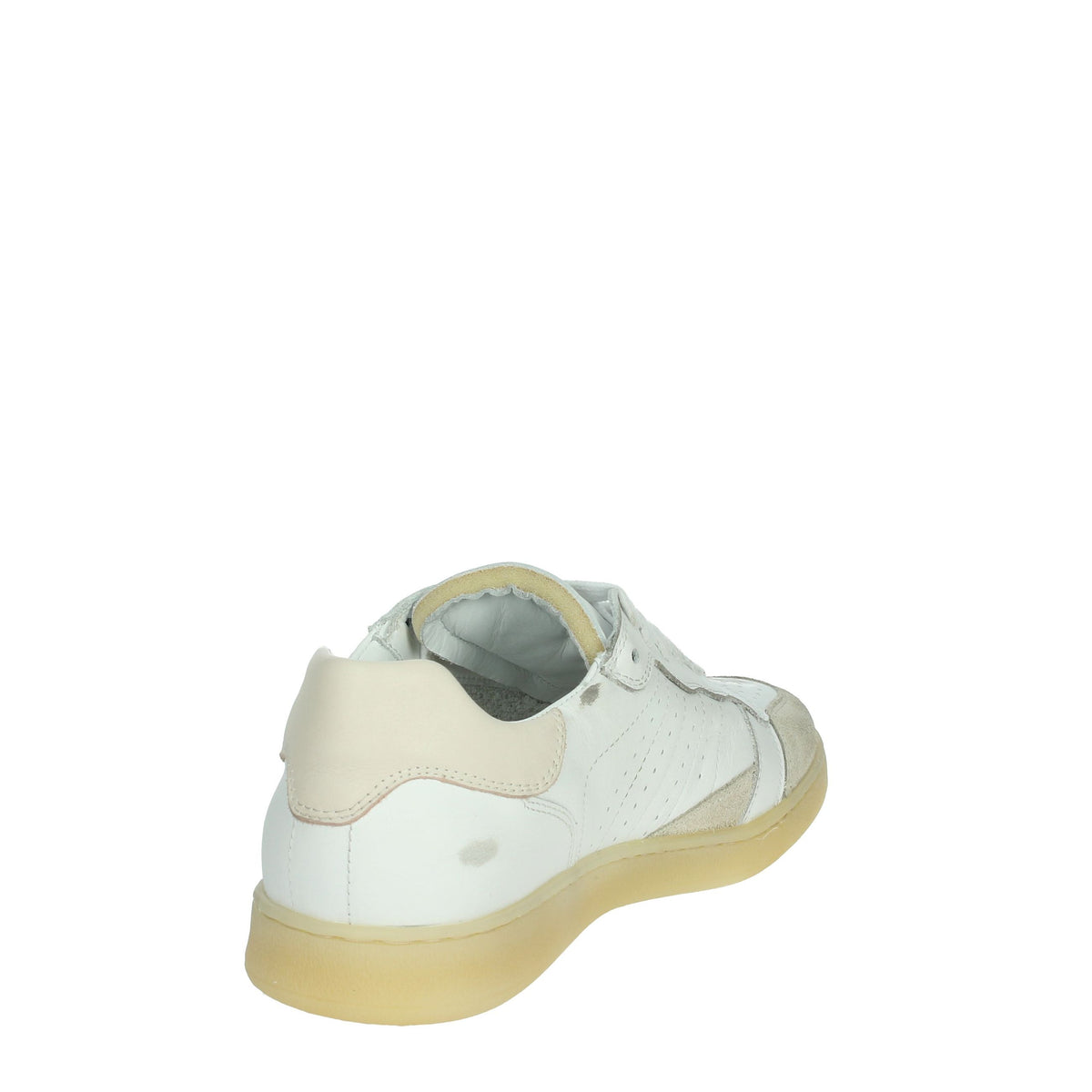 D.A.T.E. Donna Sneakers bassa W401-SL-SF-WP Bianco/Rosa