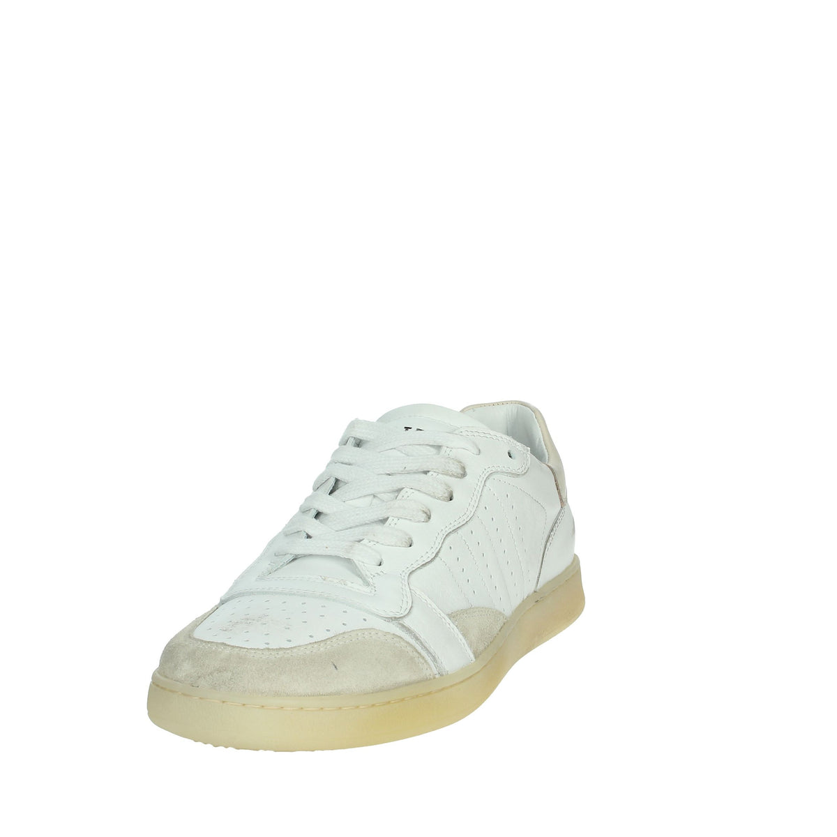 D.A.T.E. Donna Sneakers bassa W401-SL-SF-WP Bianco/Rosa