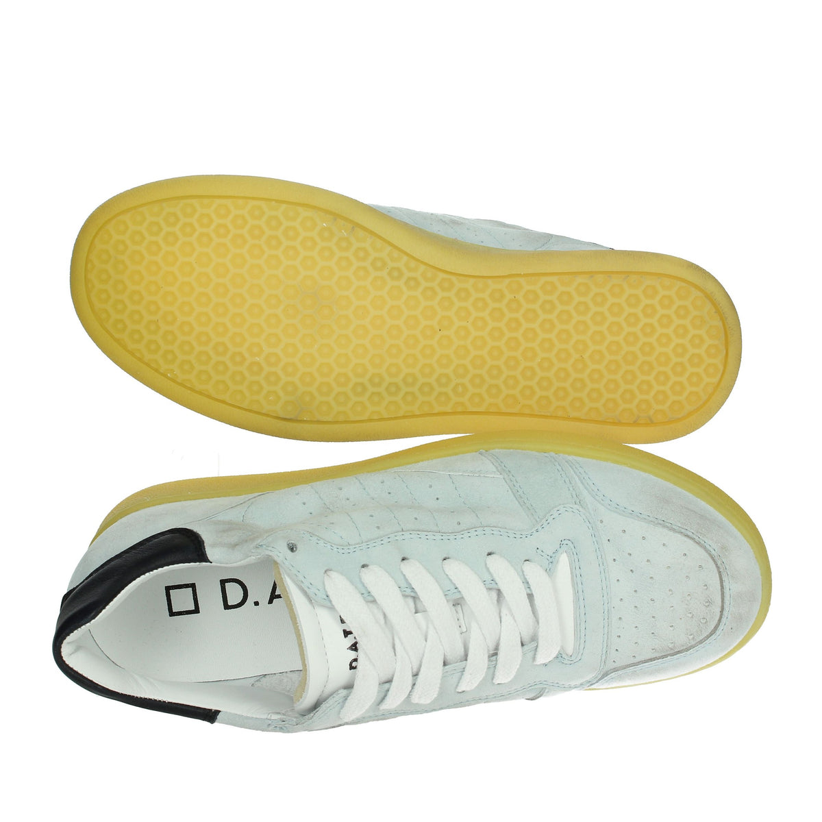 D.A.T.E. Donna Sneakers bassa W401-SL-ST-CL Celeste