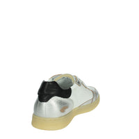 D.A.T.E. Donna Sneakers bassa W401-SL-SF-WS Bianco/Argento