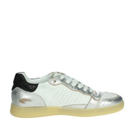 D.A.T.E. Donna Sneakers bassa W401-SL-SF-WS Bianco/Argento