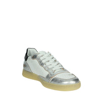 D.A.T.E. Donna Sneakers bassa W401-SL-SF-WS Bianco/Argento