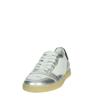 D.A.T.E. Donna Sneakers bassa W401-SL-SF-WS Bianco/Argento
