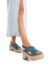 REFRESH Donna Sandali con tacco 171596 Jeans