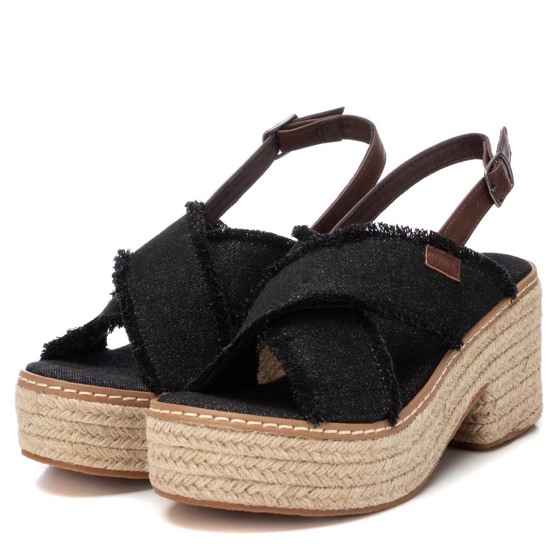 REFRESH Donna Sandali con tacco 171596 Nero