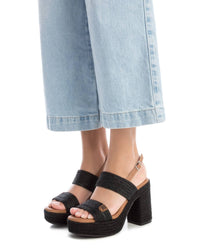 REFRESH Donna Sandali con tacco 171940 Nero