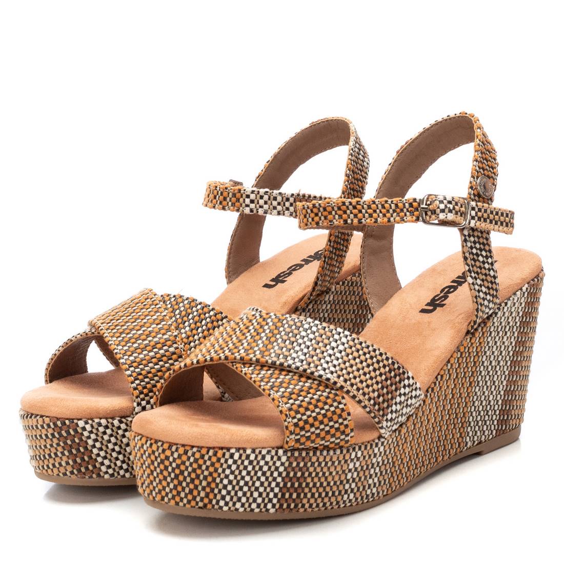 REFRESH Donna Sandali con zeppa 171806 Taupe