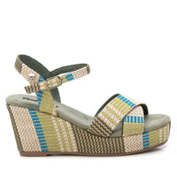 REFRESH Donna Sandali con zeppa 171806 Verde