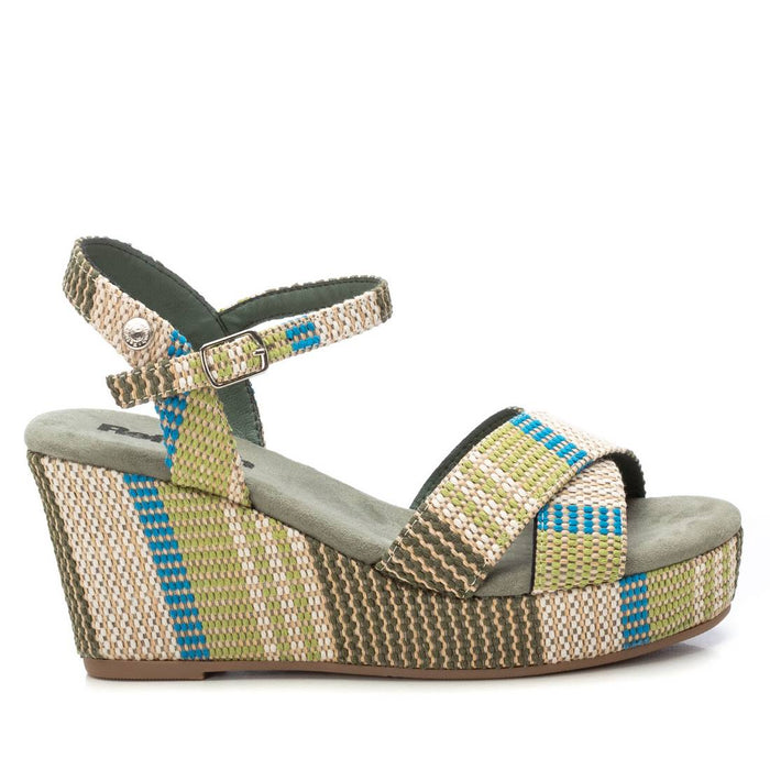 REFRESH Donna Sandali con zeppa 171806 Verde