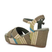 REFRESH Donna Sandali con zeppa 171806 Verde