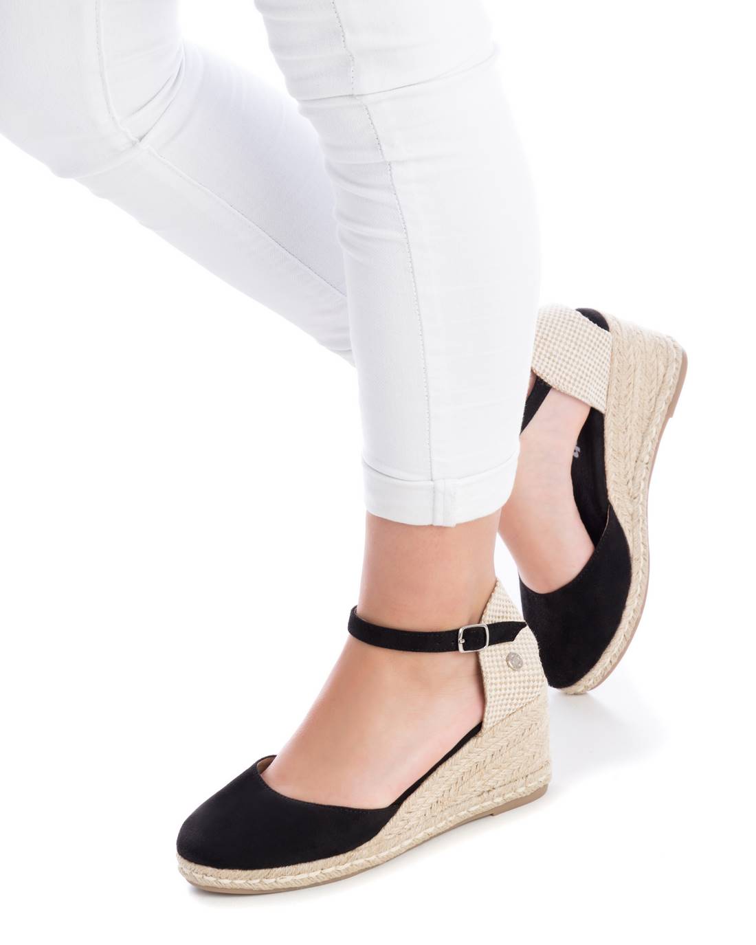 REFRESH Donna Espadrillas 170770 Nero