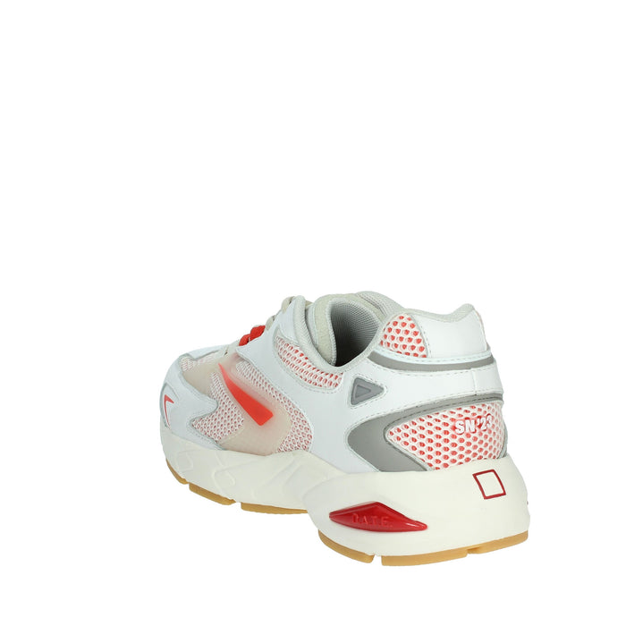 D.A.T.E. Uomo Sneakers bassa M401-SN-ME-WR Bianco/Rosso