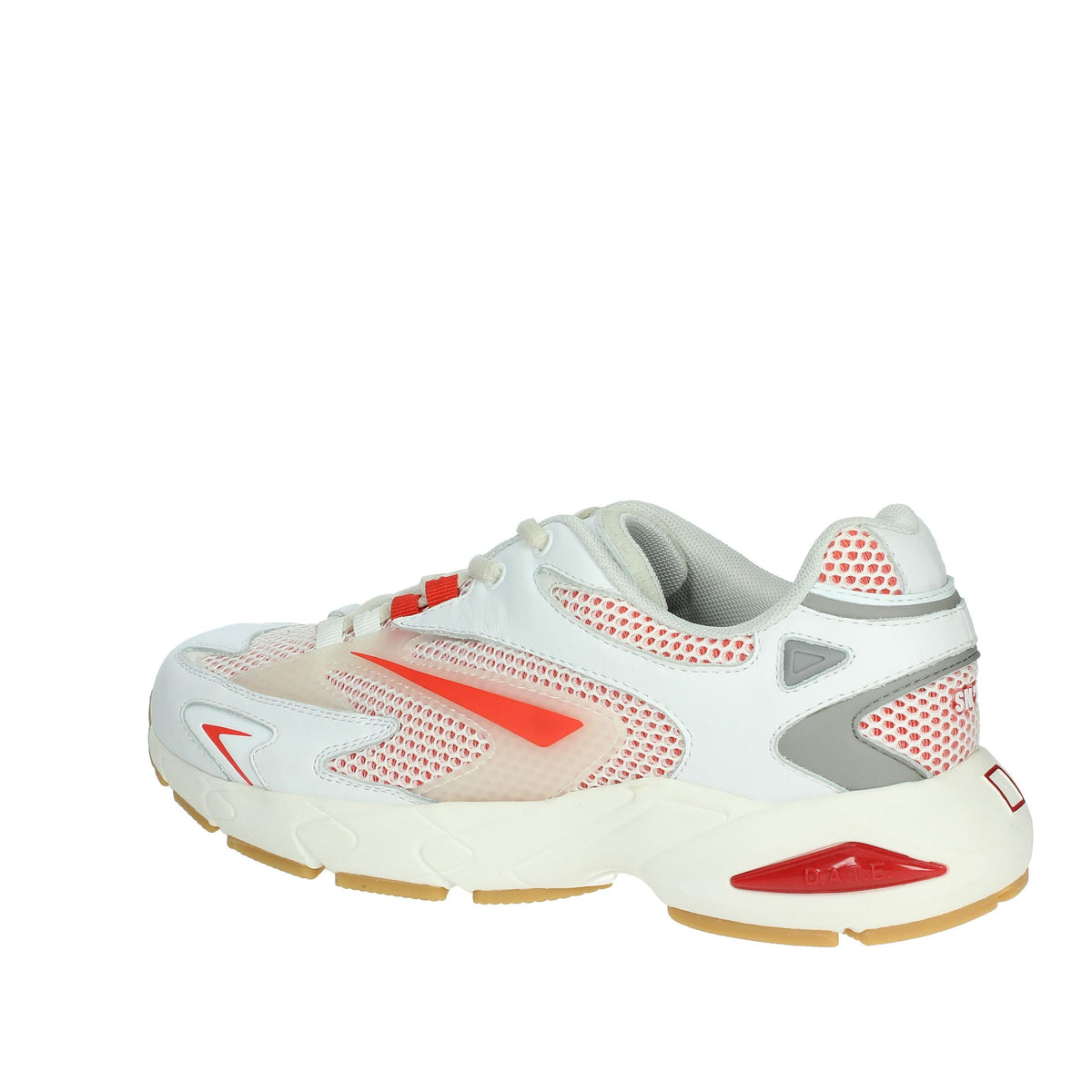 D.A.T.E. Uomo Sneakers bassa M401-SN-ME-WR Bianco/Rosso