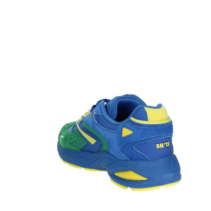 D.A.T.E. Uomo Sneakers bassa M401-SN-SU-BL Bluette