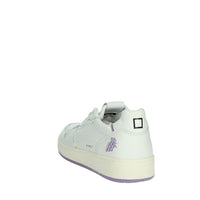 D.A.T.E. Donna Sneakers bassa W401-CR-FT-GP Bianco/Glicine