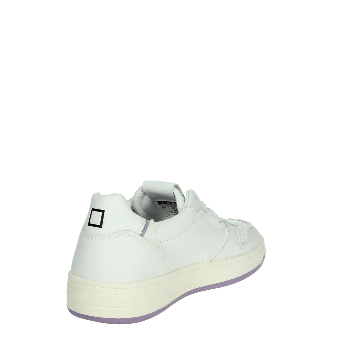 D.A.T.E. Donna Sneakers bassa W401-CR-FT-GP Bianco/Glicine