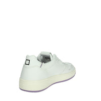 D.A.T.E. Donna Sneakers bassa W401-CR-FT-GP Bianco/Glicine