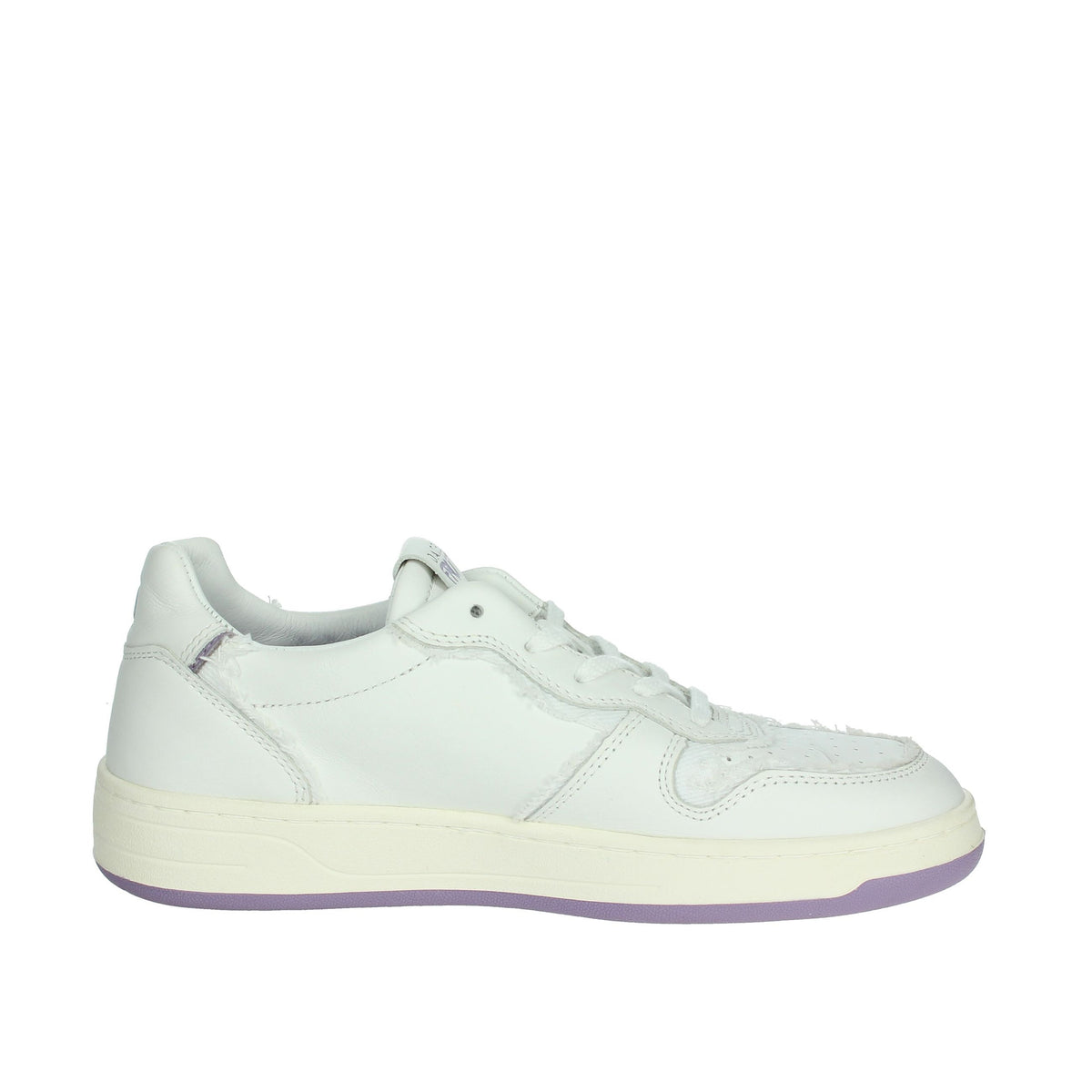 D.A.T.E. Donna Sneakers bassa W401-CR-FT-GP Bianco/Glicine