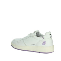 D.A.T.E. Donna Sneakers bassa W401-CR-FT-GP Bianco/Glicine